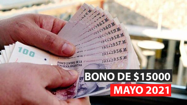 Quienes cobran esta semana el BONO de 15 mil pesos de mayo - ANSES